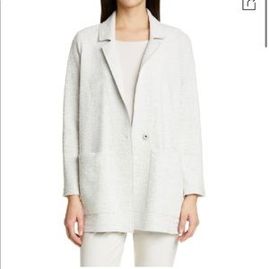 Eileen Fisher Notch Lapel Boxy Jacket